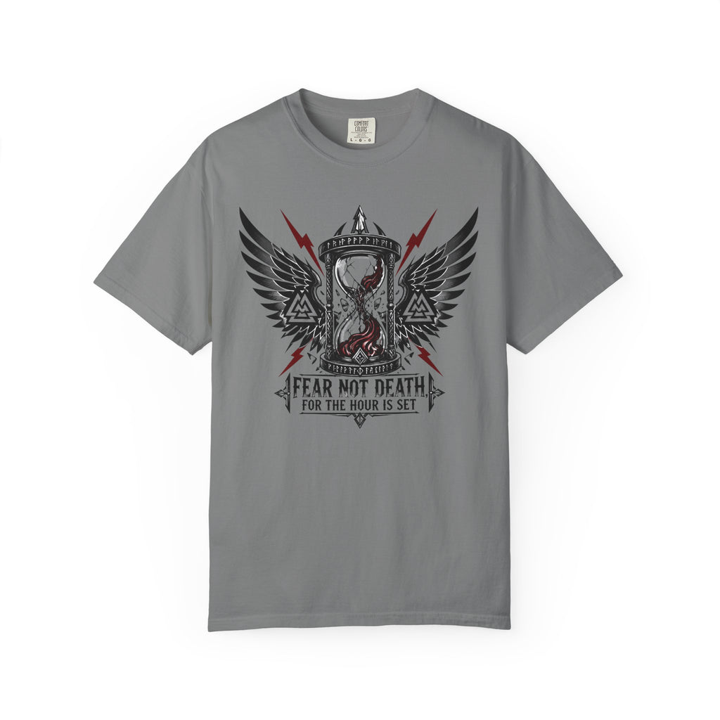 Fear Not Death Hourglass Graphic T-Shirt