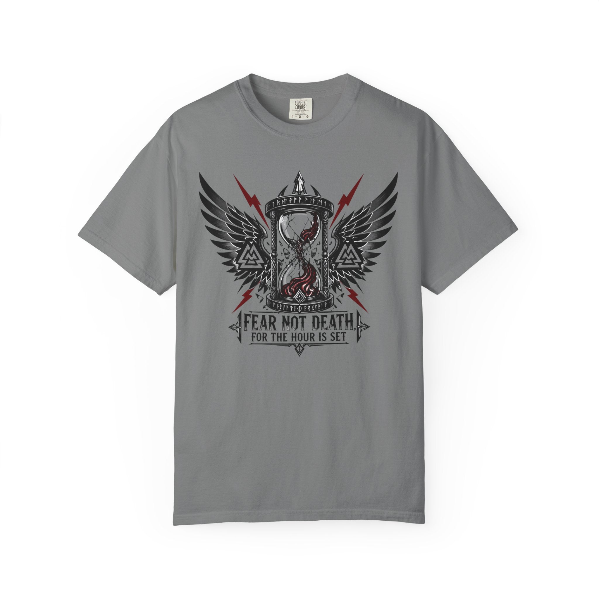 Fear Not Death Hourglass Graphic T-Shirt