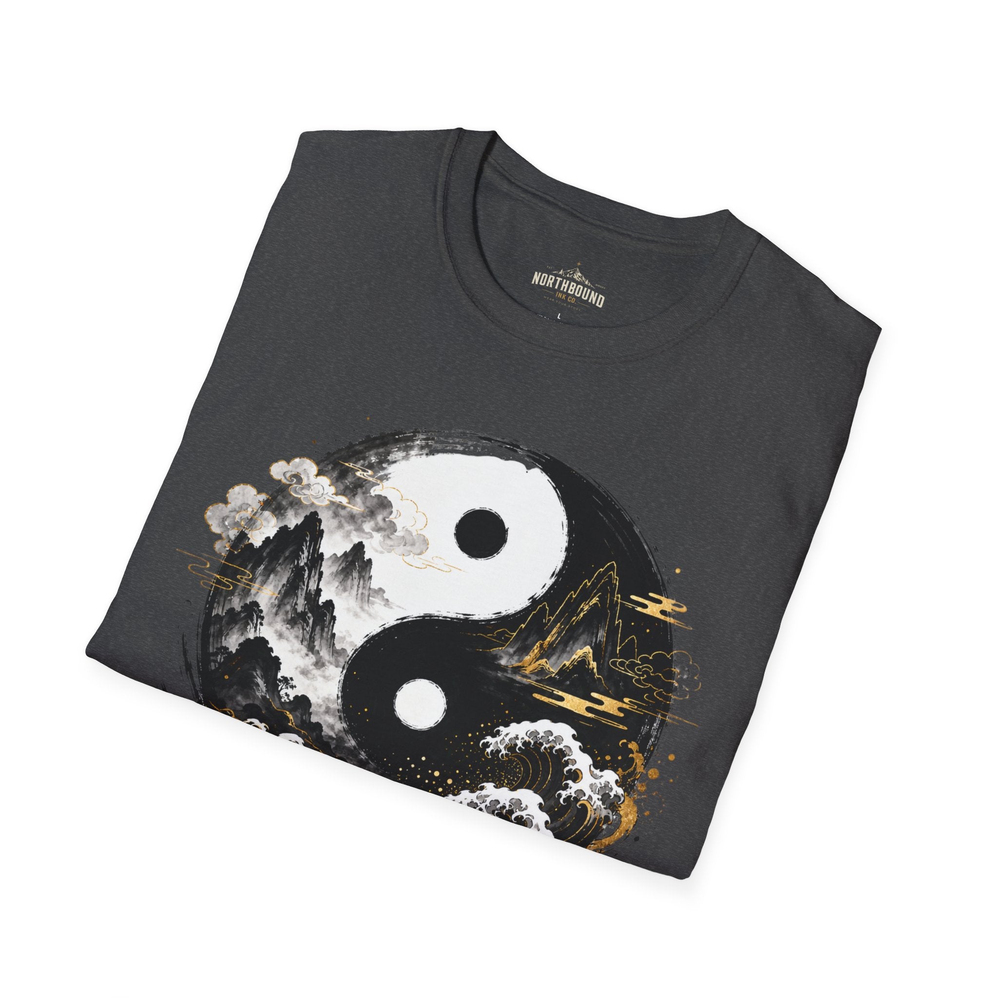 Yin Yang 'Seek Balance' Graphic T-Shirt