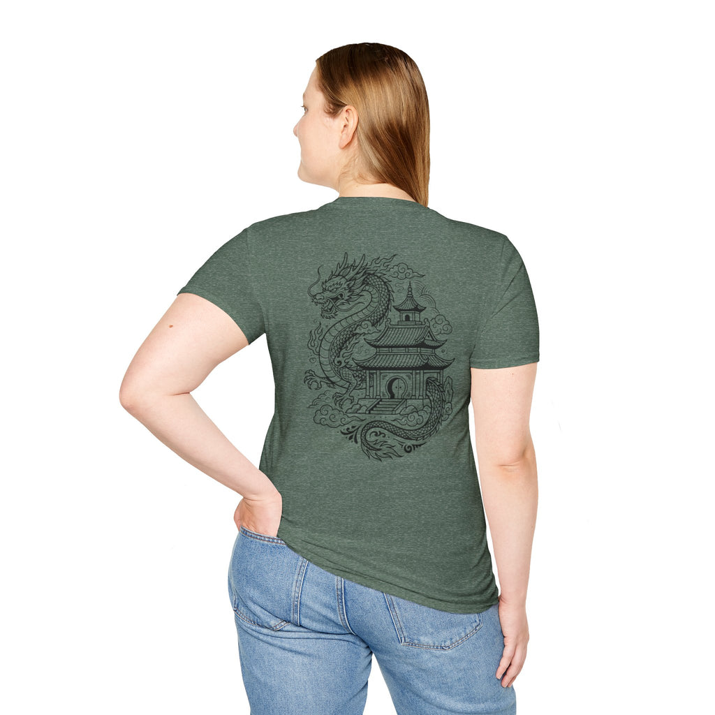 Dragon Temple T-Shirt — Asian Dragon Graphic Tee