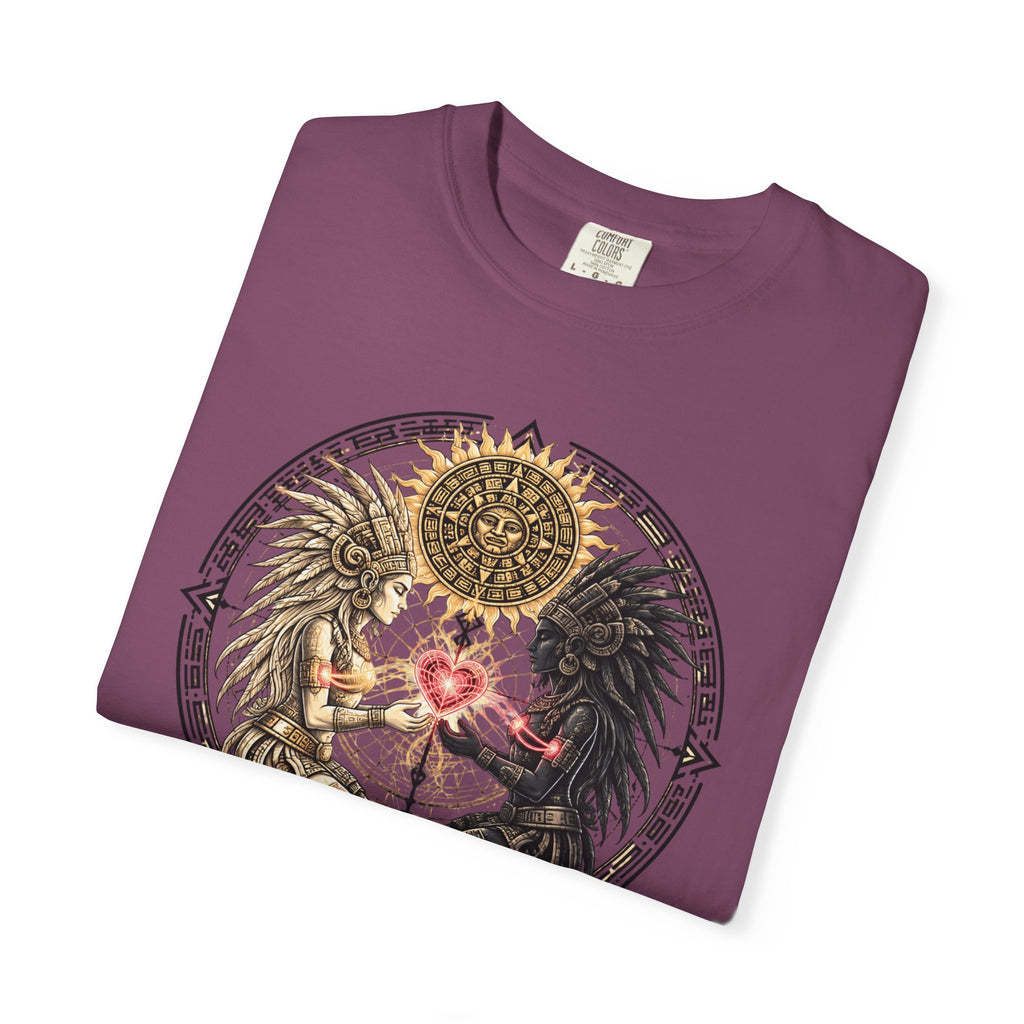 Angel & Demon Heart T-Shirt — Yin Yang Winged Lovers Graphic Tee