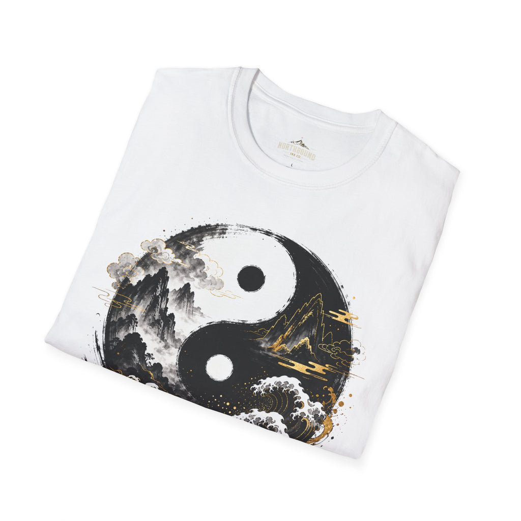 Yin Yang 'Seek Balance' Graphic T-Shirt