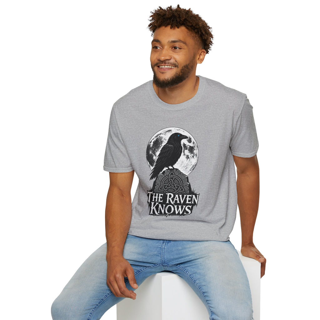 The Raven Knows T-Shirt — Gothic Moon Raven Tee