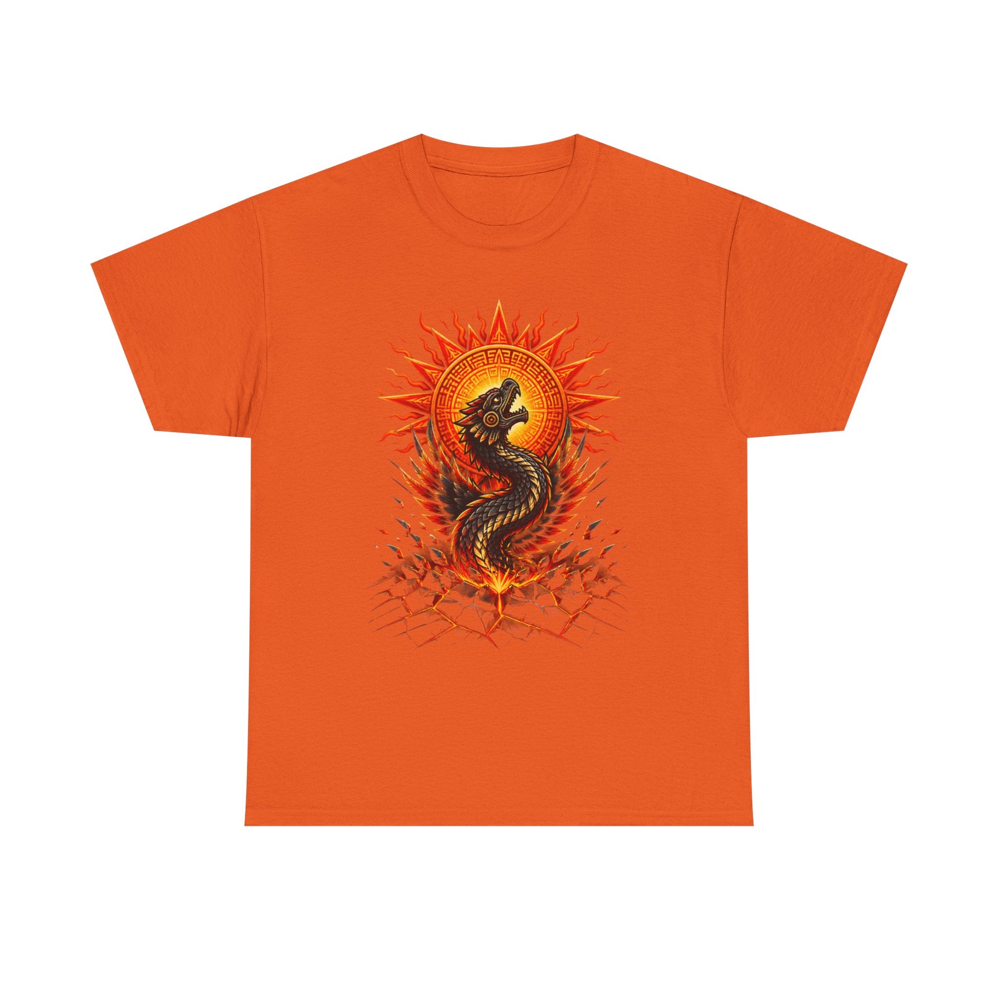 Dragon Sun Tee — Fiery Oriental Dragon Graphic T-Shirt