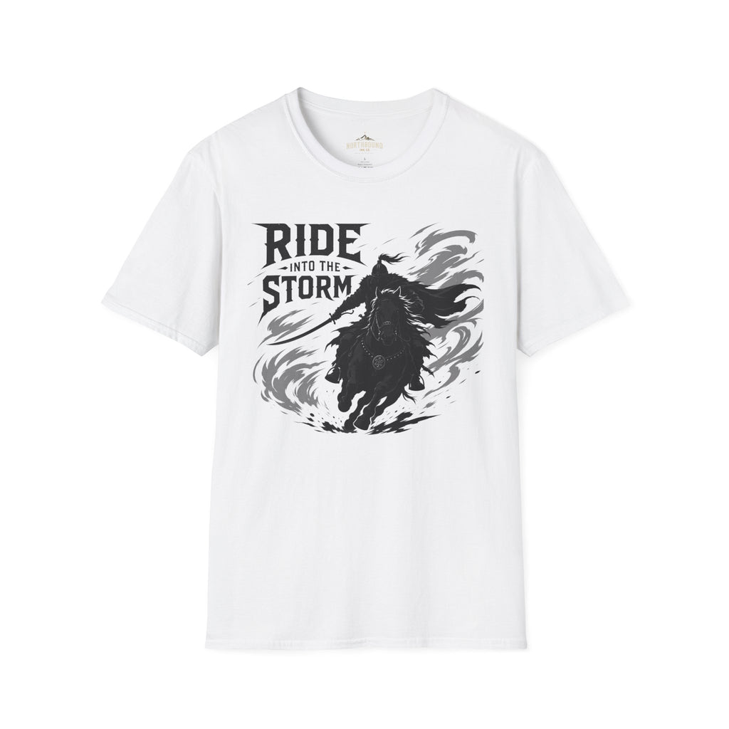 Ride Into The Storm T-Shirt — Dark Rider Graphic Tee
