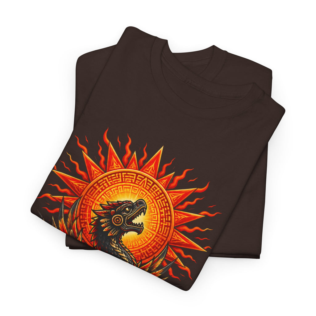 Dragon Sun Tee — Fiery Oriental Dragon Graphic T-Shirt
