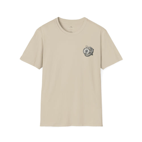 Crocodile & Compass T‑Shirt — Nautical Adventure Graphic Tee