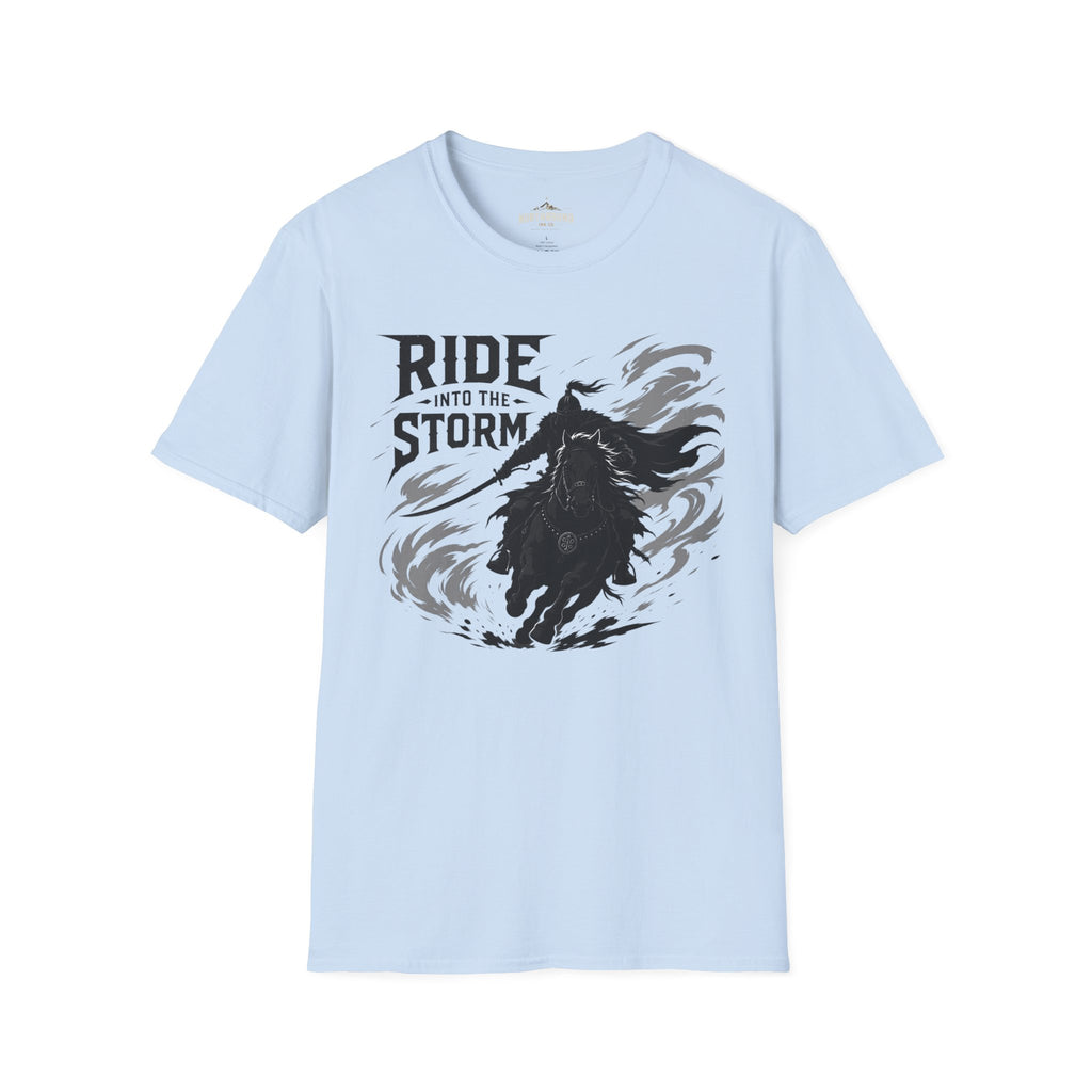 Ride Into The Storm T-Shirt — Dark Rider Graphic Tee