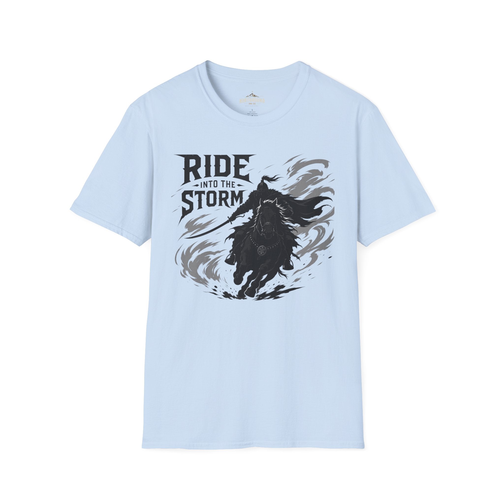 Ride Into The Storm T-Shirt — Dark Rider Graphic Tee