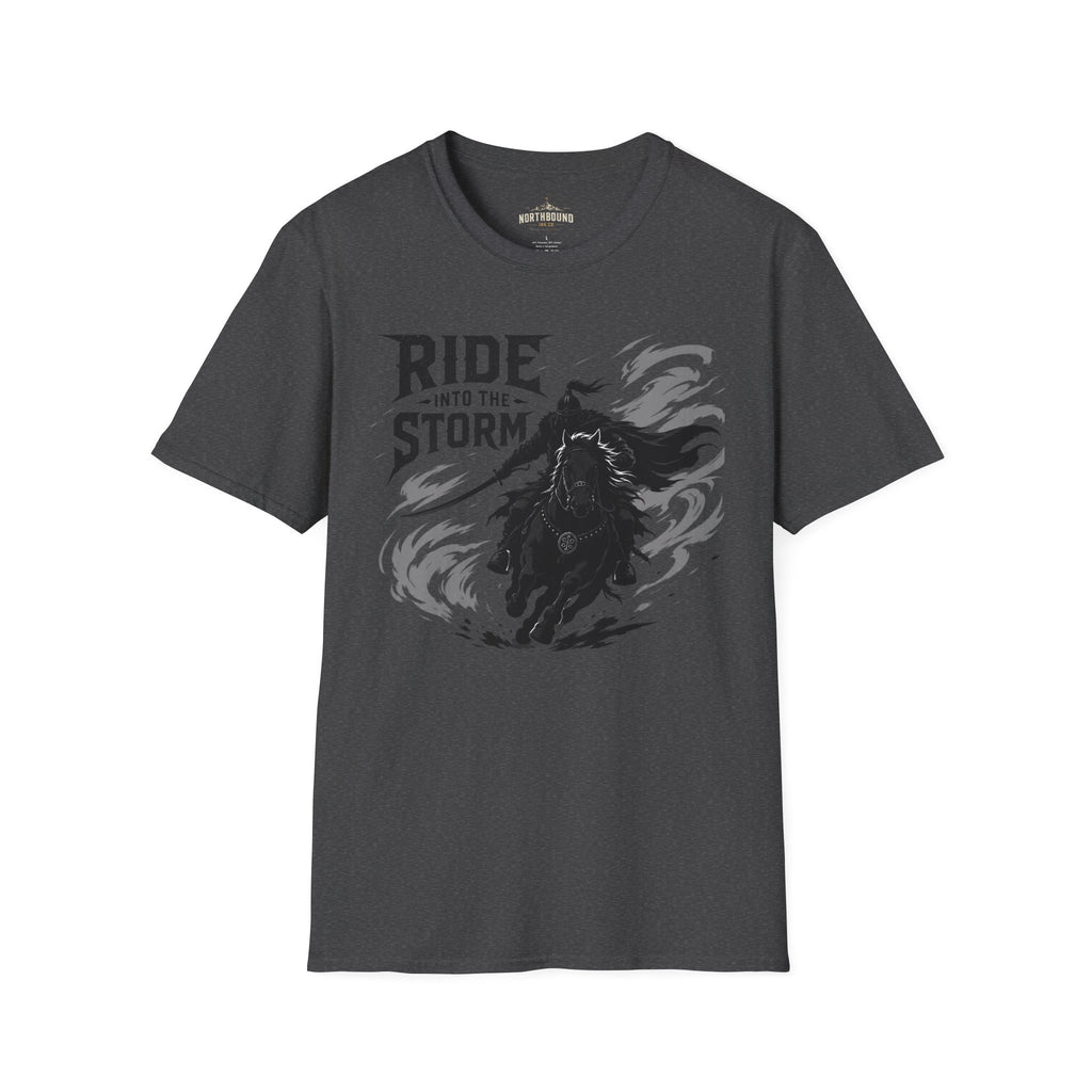 Ride Into The Storm T-Shirt — Dark Rider Graphic Tee