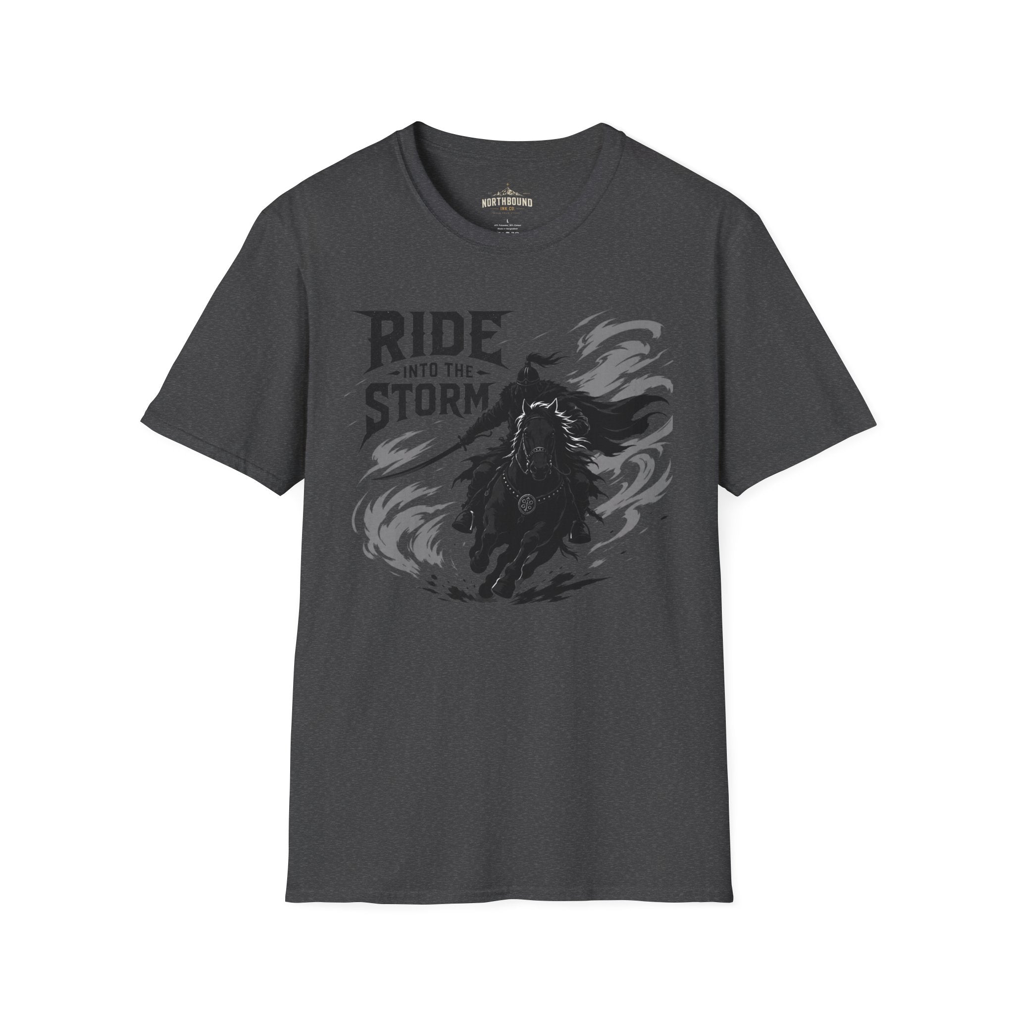 Ride Into The Storm T-Shirt — Dark Rider Graphic Tee