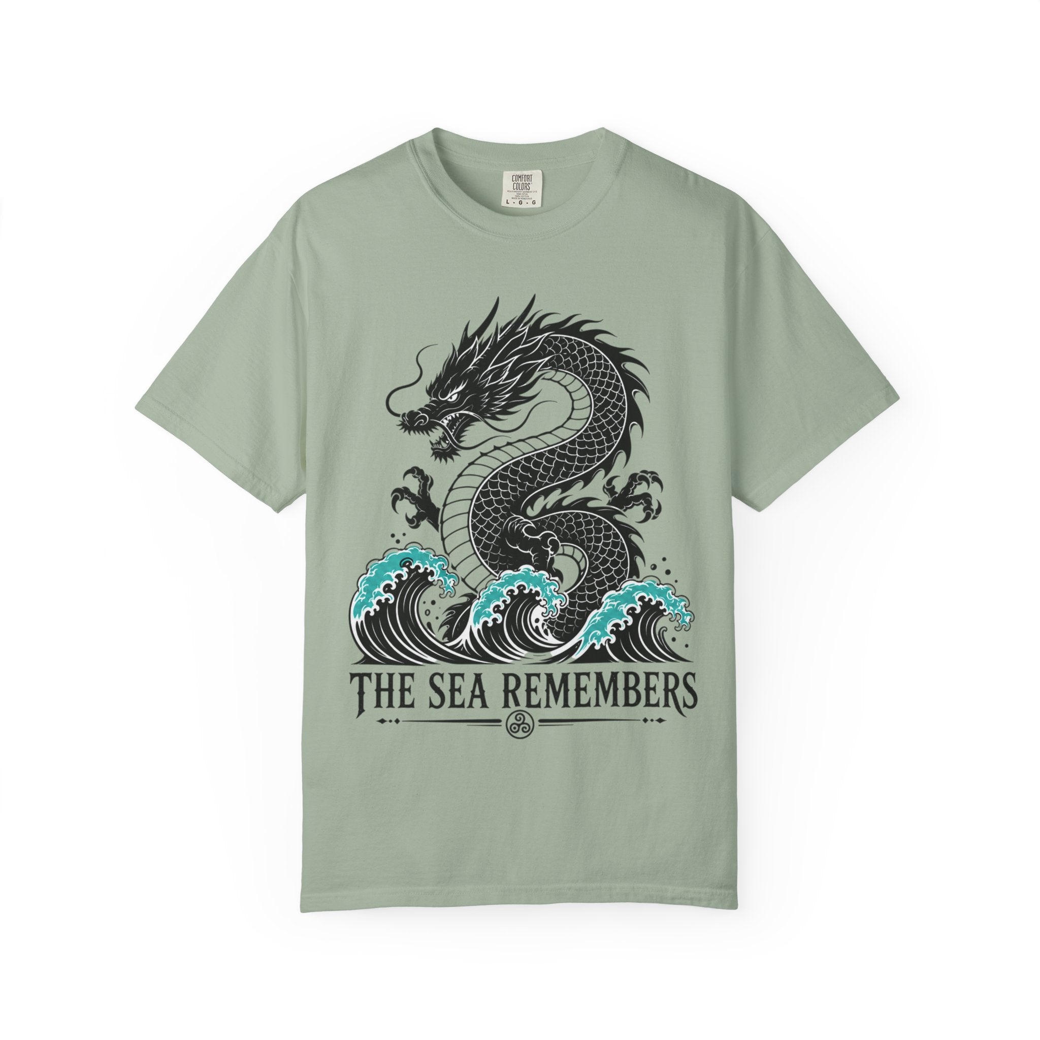 Dragon Wave T‑Shirt — "The Sea Remembers" Nautical Graphic Tee
