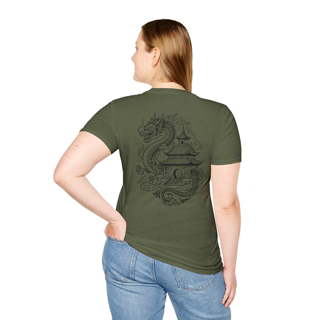 Dragon Temple T-Shirt — Asian Dragon Graphic Tee