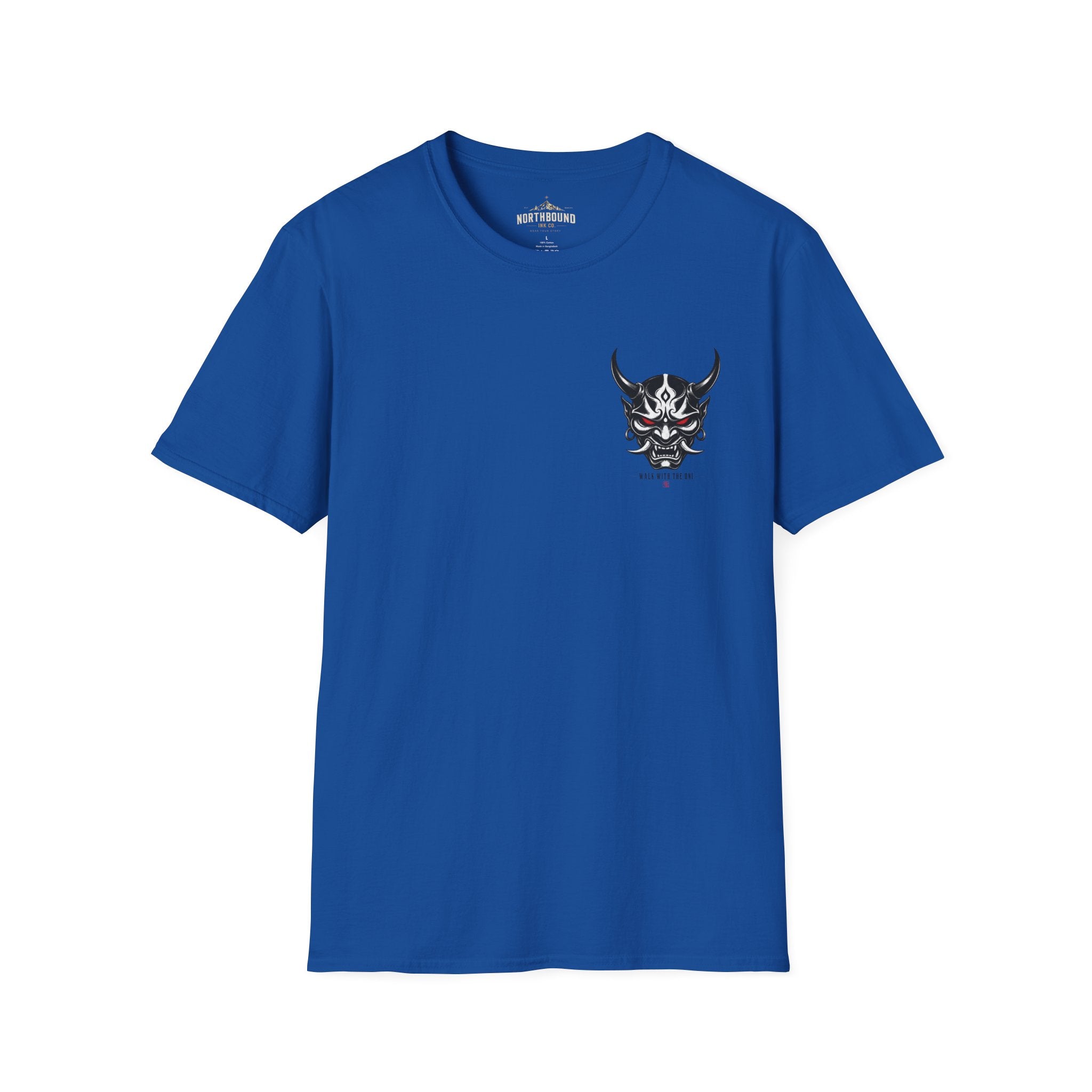 Oni Mask Graphic T‑Shirt — Japanese Demon Skull Tee