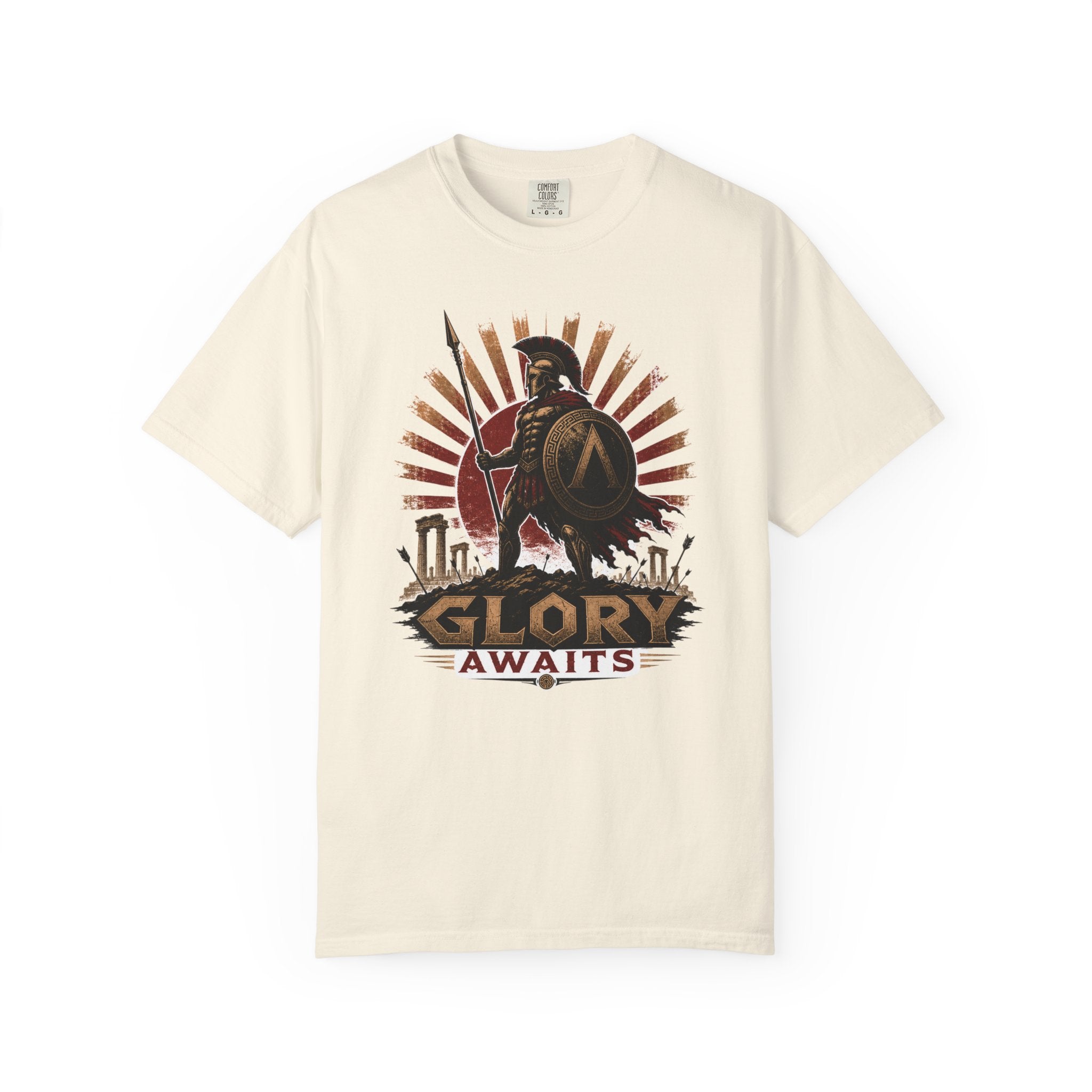 Glory Awaits Spartan Warrior T-Shirt