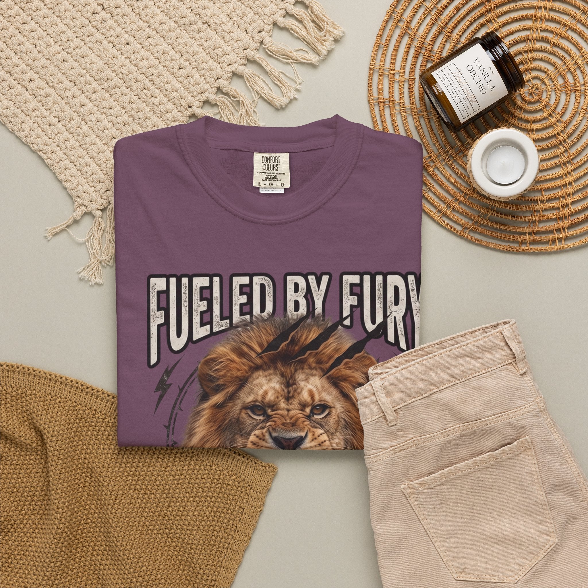 Fueled By Fury Lion T-Shirt