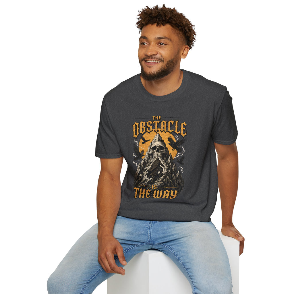 Skull & Crows Tee — "The Obstacle the Way" Vintage Rock T-Shirt