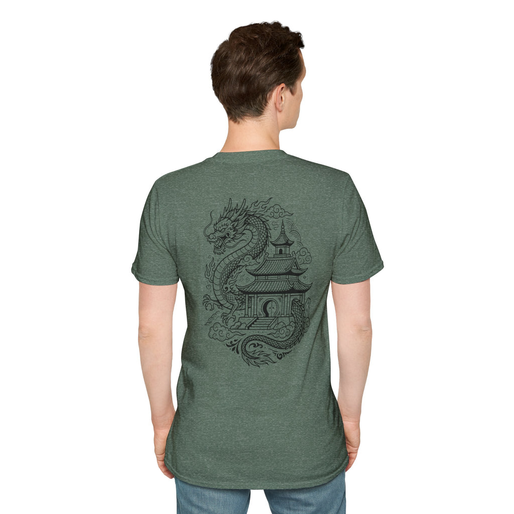 Dragon Temple T-Shirt — Asian Dragon Graphic Tee