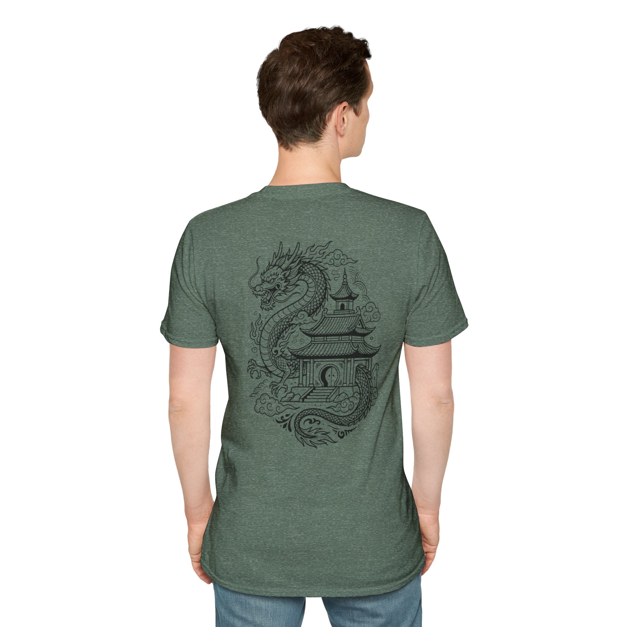 Dragon Temple T-Shirt — Asian Dragon Graphic Tee