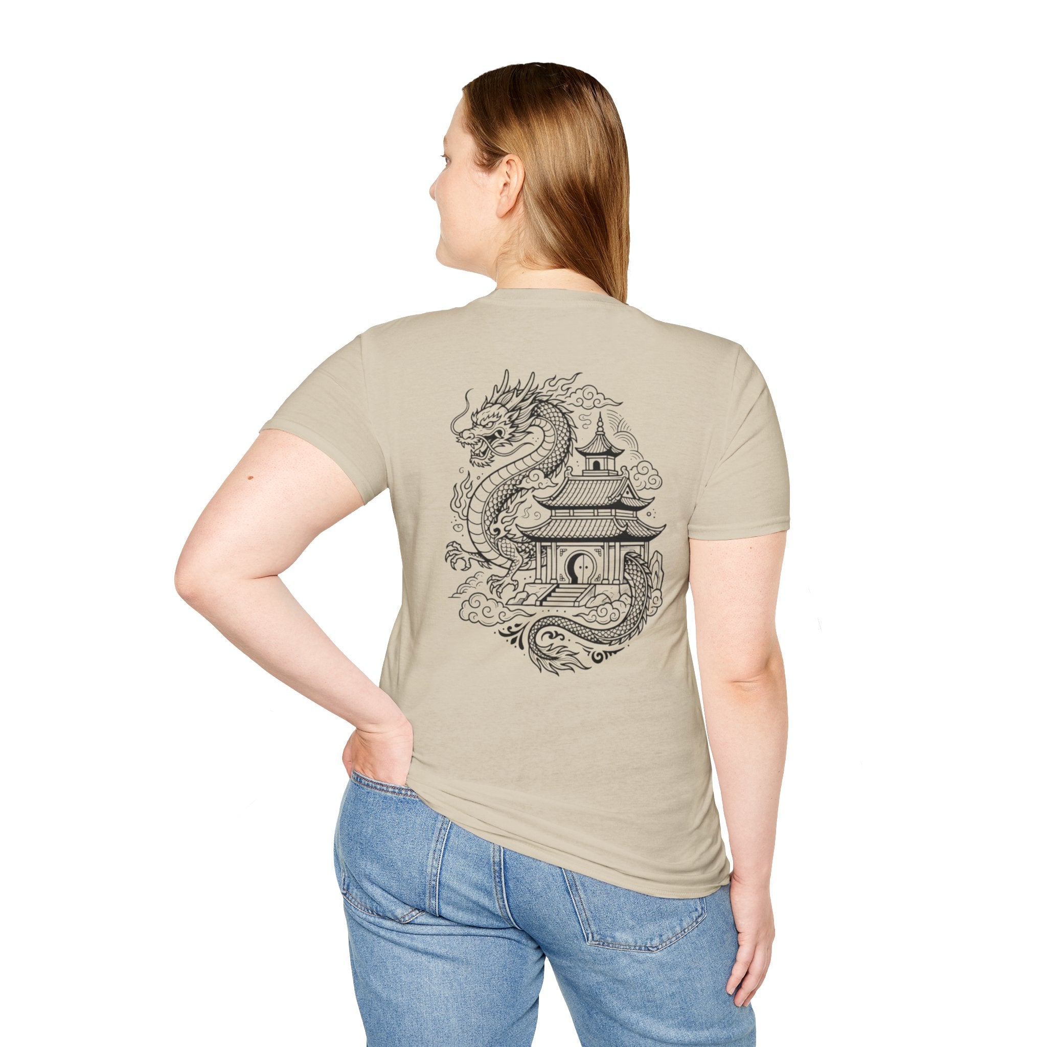 Dragon Temple T-Shirt — Asian Dragon Graphic Tee