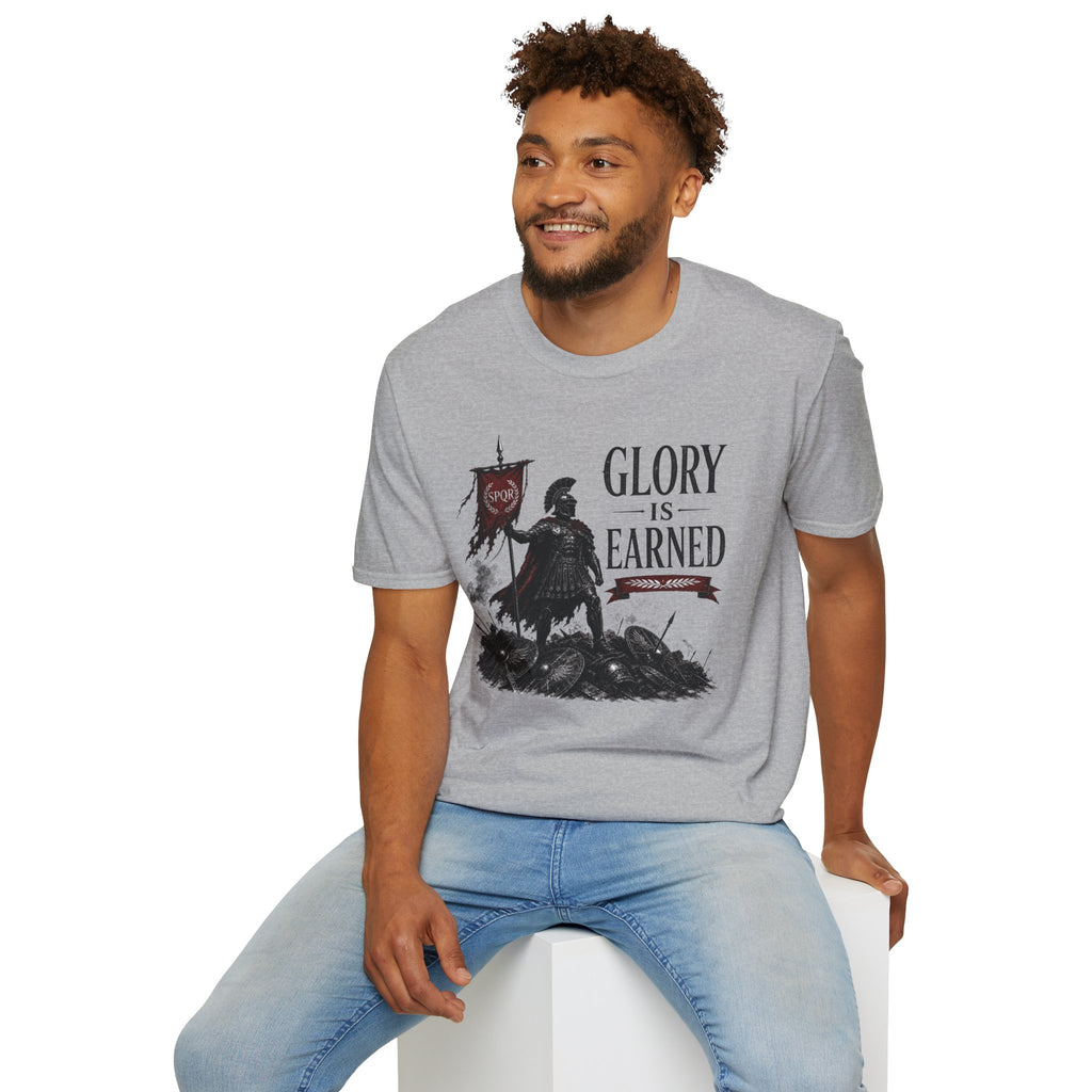 Glory Is Earned Spartan Warrior T-Shirt