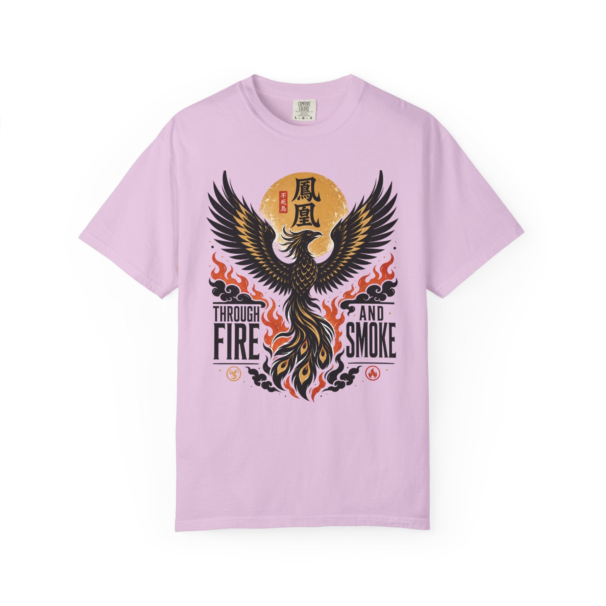 Phoenix Graphic T-Shirt — "Through Fire and Smoke" Inspirational Tee