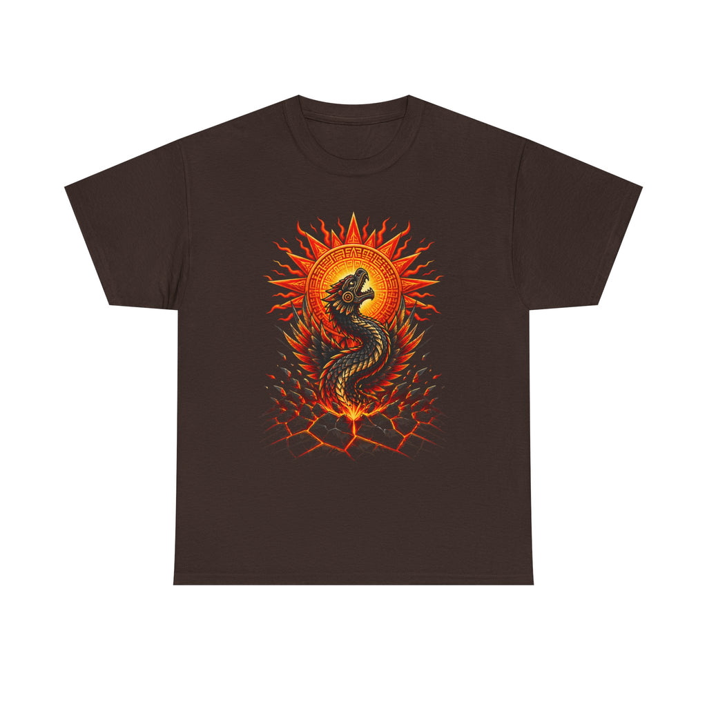 Dragon Sun T-Shirt — Fiery Serpent Graphic Tee